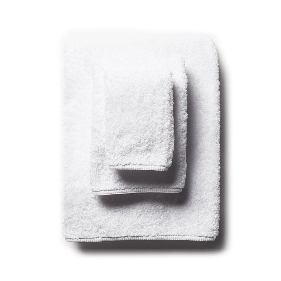 White Issey Medium Bath Towel — Maison Midi